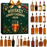 Calendrier de l'Avent Whiskey 2025, 24 échantillons de whisky de qualité supérieure pou...