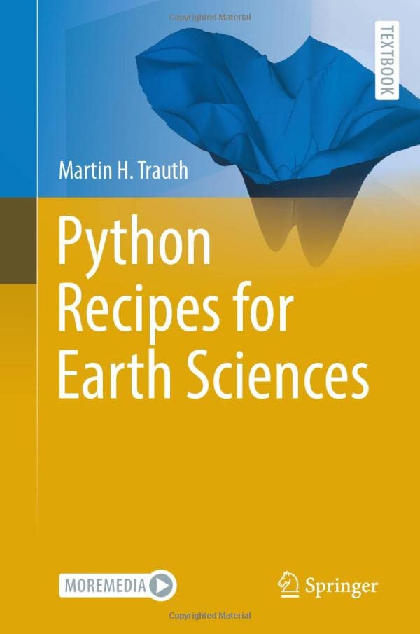 Python Recipes for Earth Sciences Front Cover