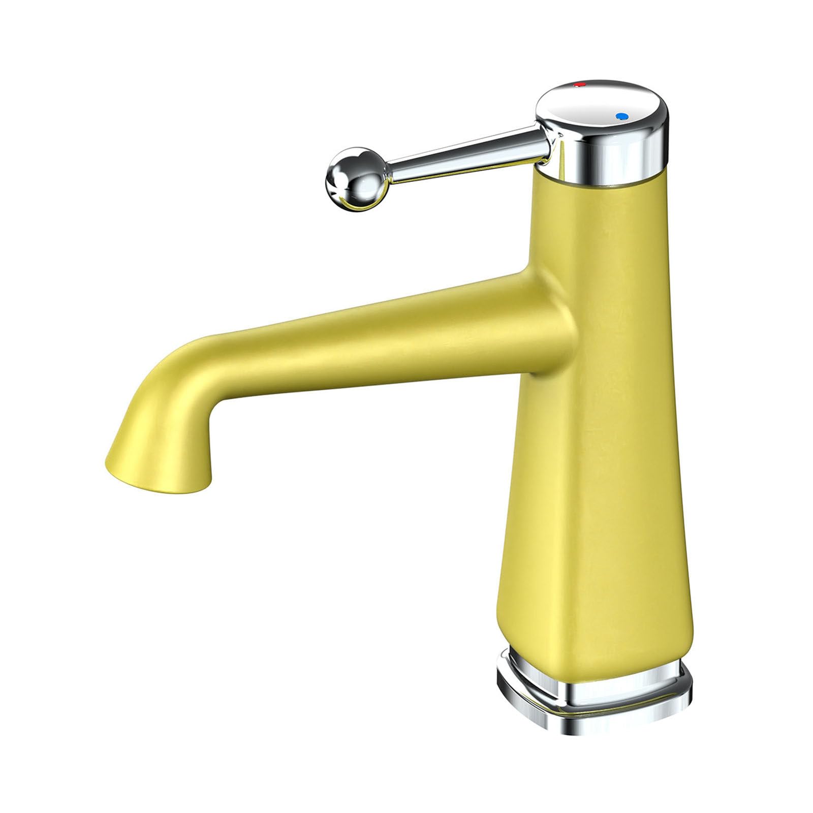 Grifo de Lavabo 1 Orificio, 2 Modos Grifo Mezclador para Lavabo de Baño Agua Fría y Caliente, Grifos para Lavabos de Baño Latón Macizo, Grifo Lavabo Cartucho Cerámico, Grifo de Baño