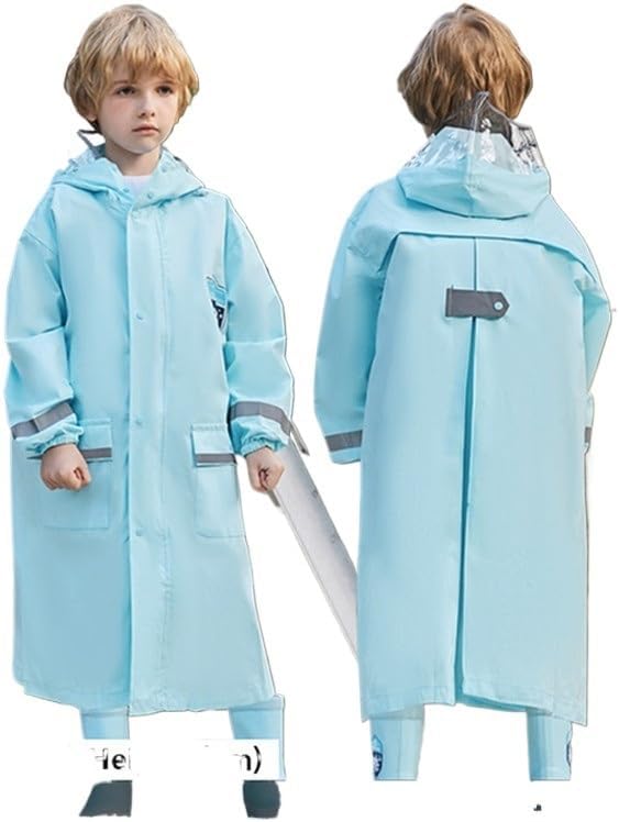 Kids Thickened Rain Coat Outdoor Waterproof Raincoat Children Windproof Poncho Boys Girls Winter Student Rainwear