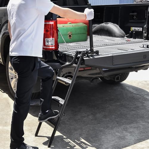 Kewisauto KYDJ-C16J-001 Foldable Pickup Truck Tailgate Ladder thumb #3