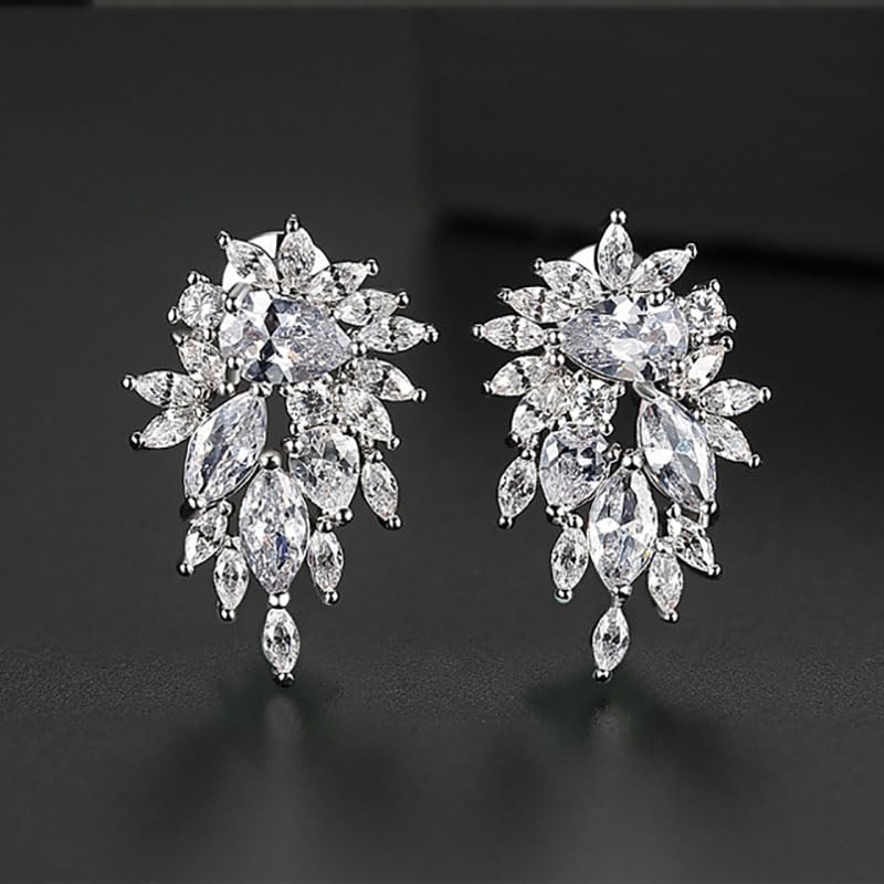 Hypoallergenic 14K Gold Stud Earrings, D-color VVS1 Brilliant Moissanite for Women, Classic Jewelry Ideal for Wedding, Anniversary & Mother's Day4