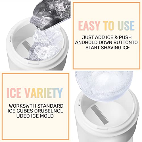 Filta Shaved Ice Machines And Snow Cone Machine-Portable Ice Crusher And Shaved Ice Machine With Ice Cube Trays-Bpa Free #TOP3