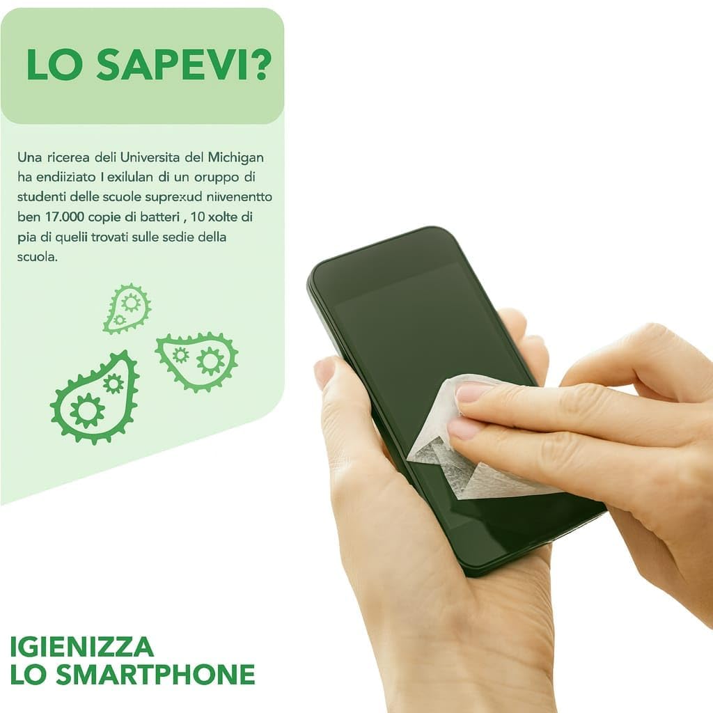 Salviette disinfettanti a base di alcool isopropilico 70% dimensioni 60x30 mm confezionati singolarmente Alchol Pad