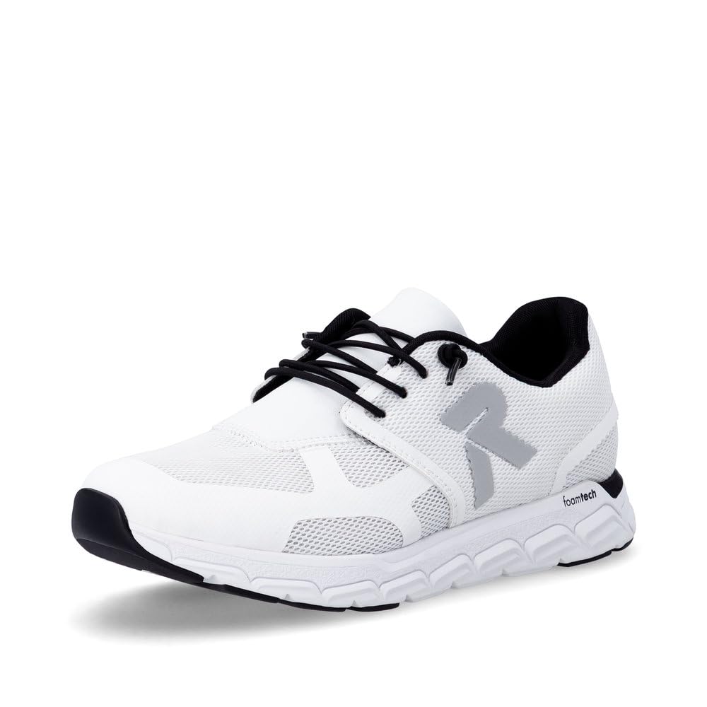 Rieker Low Trainers, White, White 80, 3.5 UK