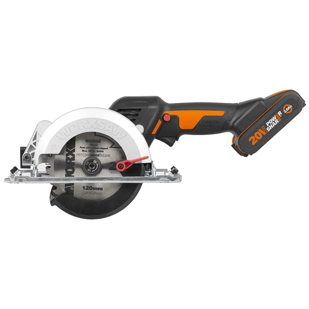 Sierra circular de mano Worxsaw BL 20V 1bat 2.0Ah