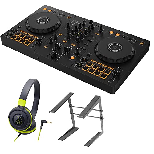 Amazon | DDJ-FLX4 PCスタンド ヘッドホンセット (ブラックグリーン