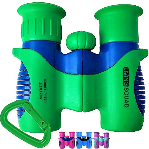 Binoculars for Kids 8x21 High-Resolution - Kids Binoculars Gift Set for Boys