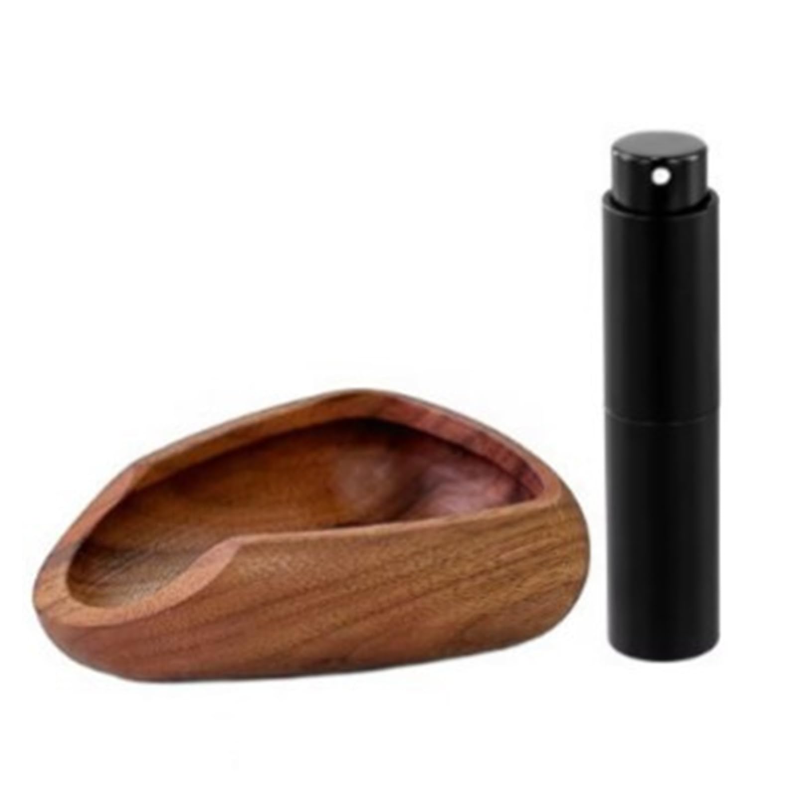 Tsophreniq Wooden Coffee Dosing Cup Sprayer Bottle Set Multifunction Leaves Measuring Tray Espresso Accessories Coffee Brewing Accessory