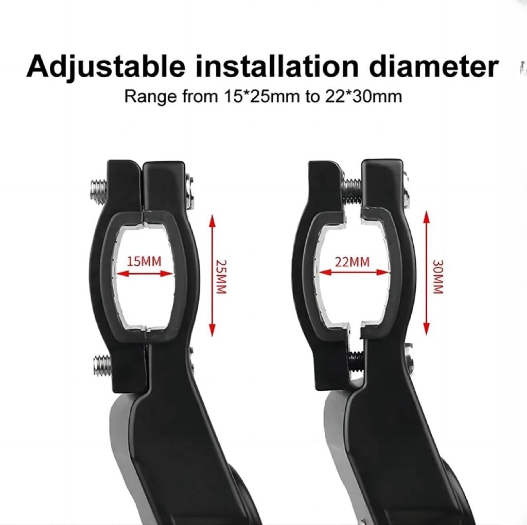 INXING Soporte de aleación de aleación de aluminio lateral de 22-29 pulgadas, Bicicleta de montaña/Bicicleta de Nieve, Marco de estacionamiento, soporte de Bicicleta Ajustable, soporte lateral