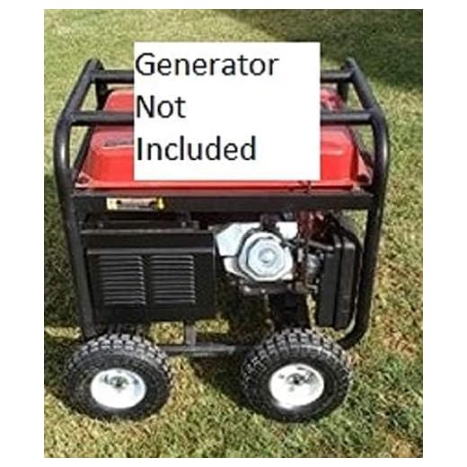 Predator 9000 8750 6500 WATT Generator Wheel KIT Fits Older and Newer Models Improved Mounting Plates.