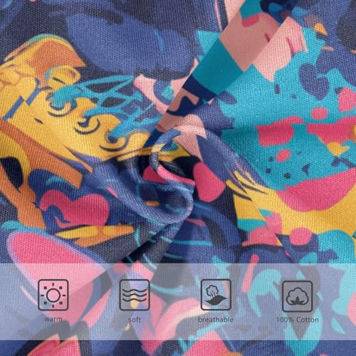 KLL Footprint Cat Fashion Toddler Boy Cotton Athletic Underwear Cute Undies3