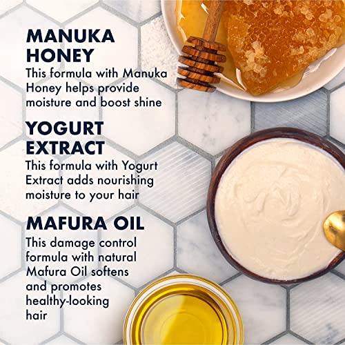 Sheamoisture Manuka Honey & Yogurt Multi-Action Leave-In Conditioner Treatment - Hydrate + Repair, Shea Moisture Curly Hair Products, 8 Oz Ea (Pack Of 2) #TOP5