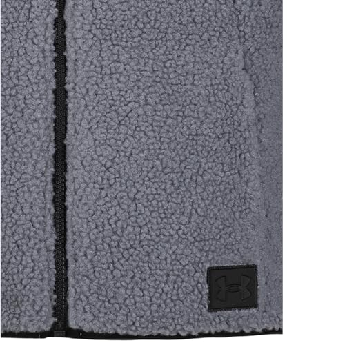 Image of Under Armour Boys' Vest, Zip-up Or Button-up Style, Hooded, Lightweight & Warm
