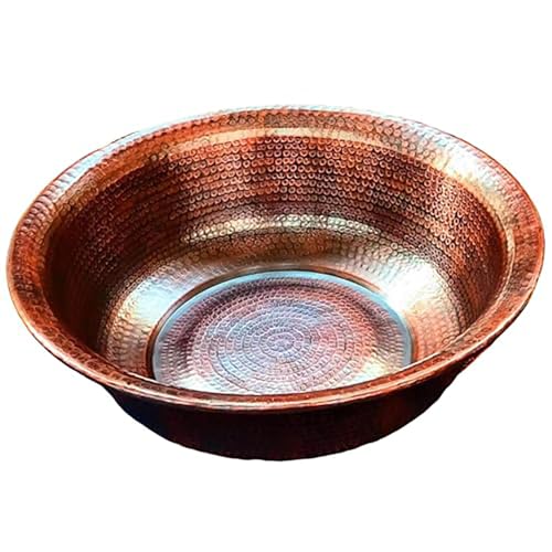 Lavabo de Cobre Martillado para Pedicura