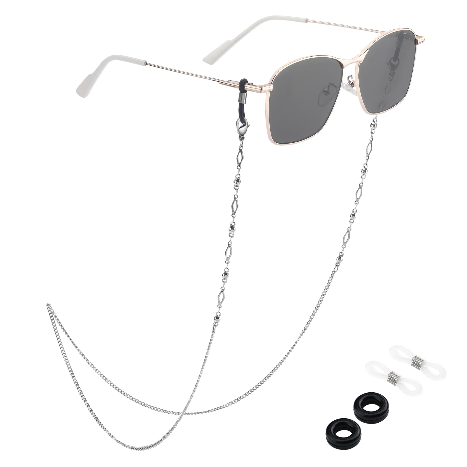 humlbird Stainless Steel Eyeglass Chains for Women Sunglass Chain & Eye Glasses Holders Around Neck Strap