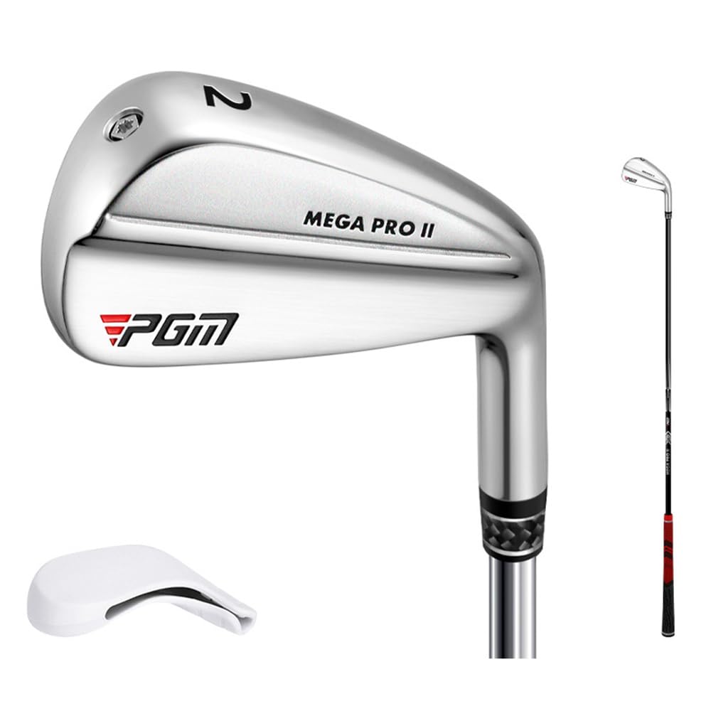 Męskie kije golfowe MEGA PRO II 2#/3#/7# Irons Right Handed Carbon Pole Golf Club (#2, S Steel)