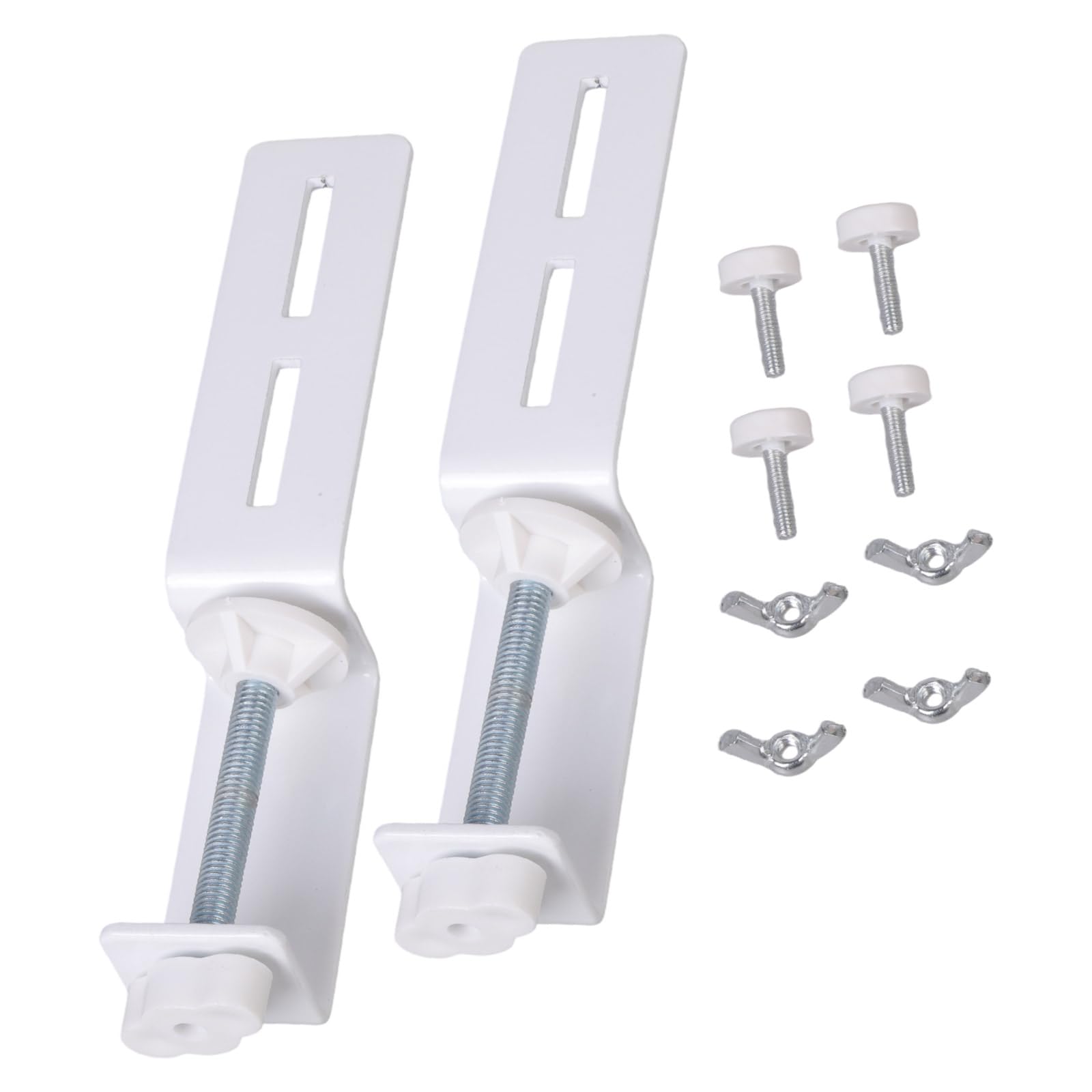 Jdnh White U Shape Pegboard Brackets Of Sustainable Carbon Steel Ensuring Longevities And Simple Mounting Solution Rustproofed Pegboard Brackets