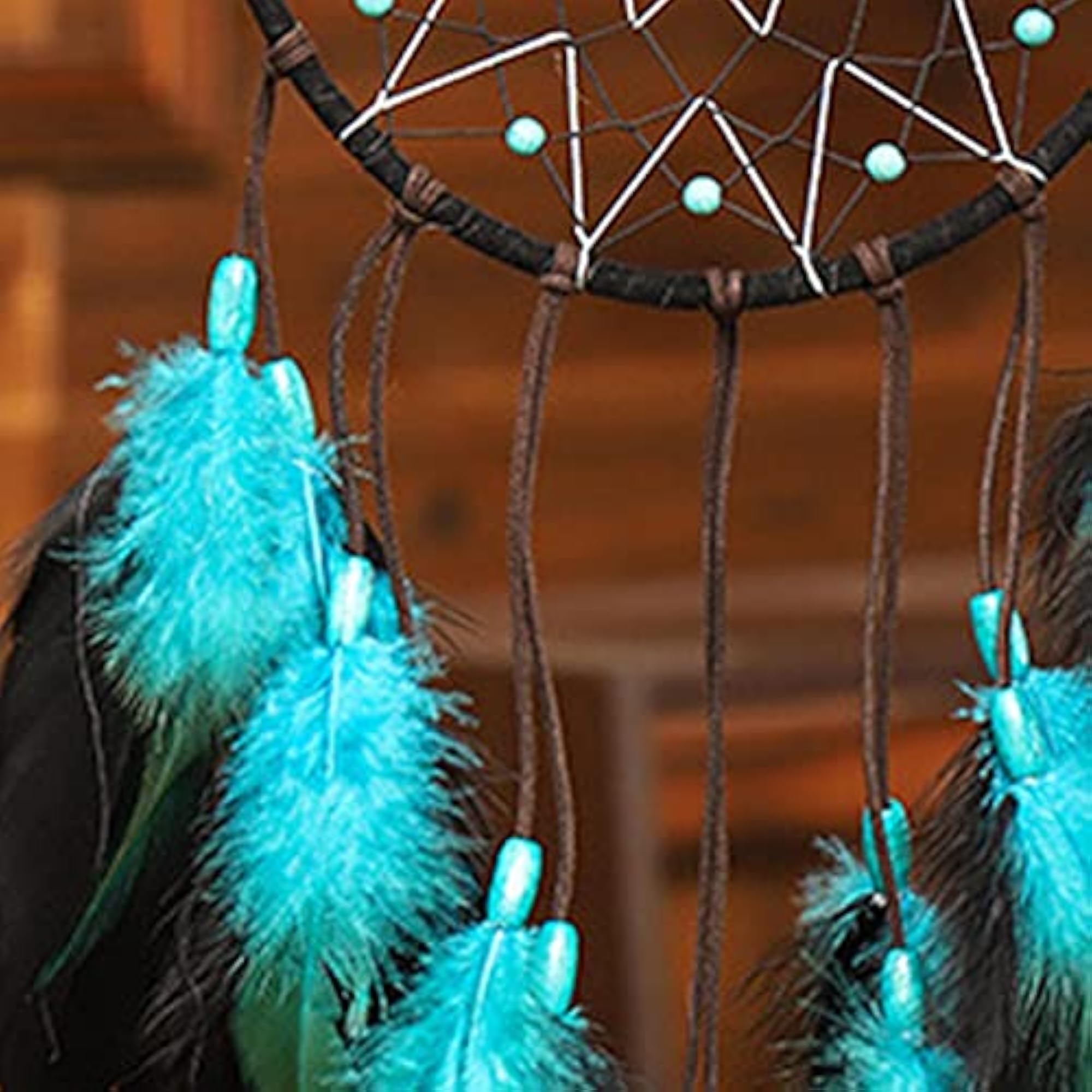 2x Bohemian Dream Catcher Feather Wall Hanging Decor