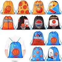 36 Pcs Ball Drawstring Bags Sports Gym Bag Unisex Ball String Backpacks For Kids Various Ball Games Party Favors, Yellow, 11.8 X 15.7 Inch/ 30 X 40 Cm, Softball
