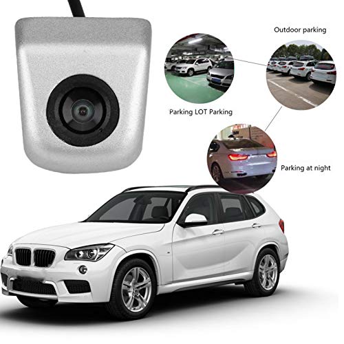 Hlyjoon Backup Camera 170 Degrees Wide Angle Car Vehicle Reverse Camera Waterproof Parking Night Vision CCD Rear View Camera Universal for All 12V DC Cars(Silver) - Image 3