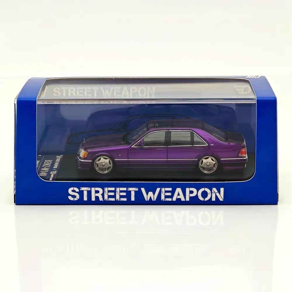 Amazon | 1/64 Street Weapon ベンツ S600 w140 パープル | プラモデル