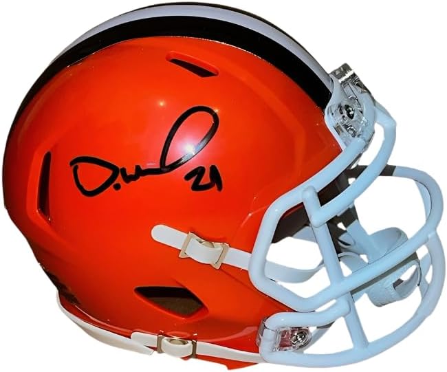 Denzel Ward Signed Full Size Helmet JSA
