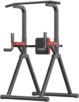 Foldable Power Tower - Adjustable Pull Up Bar Station