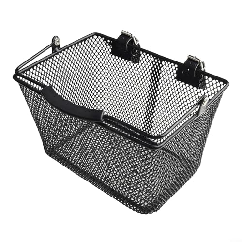Panier de vélo avant enfant robuste à fond renforcé et cadre en fer durable