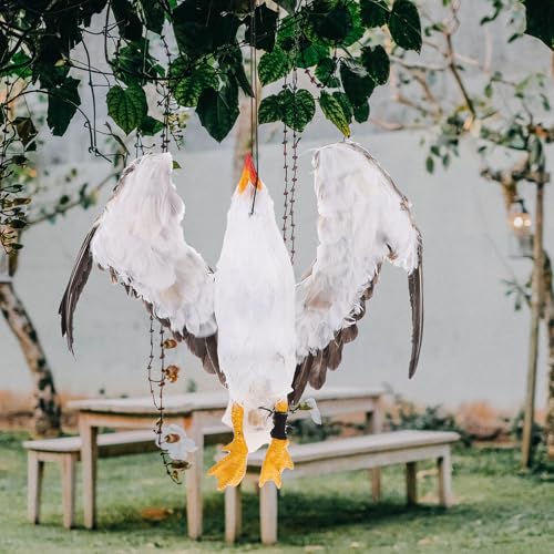 Finition Soignée pour ce Modèle de Mouette Blanche Ornemental