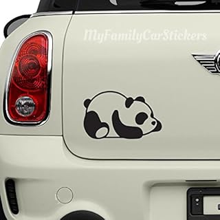 Chen Rui Autocollant Voiture Dessin Anime Panda Sticker Fenetre Drole Humour Decoration Voiture Autocollants Et Stickers Auto Et Moto