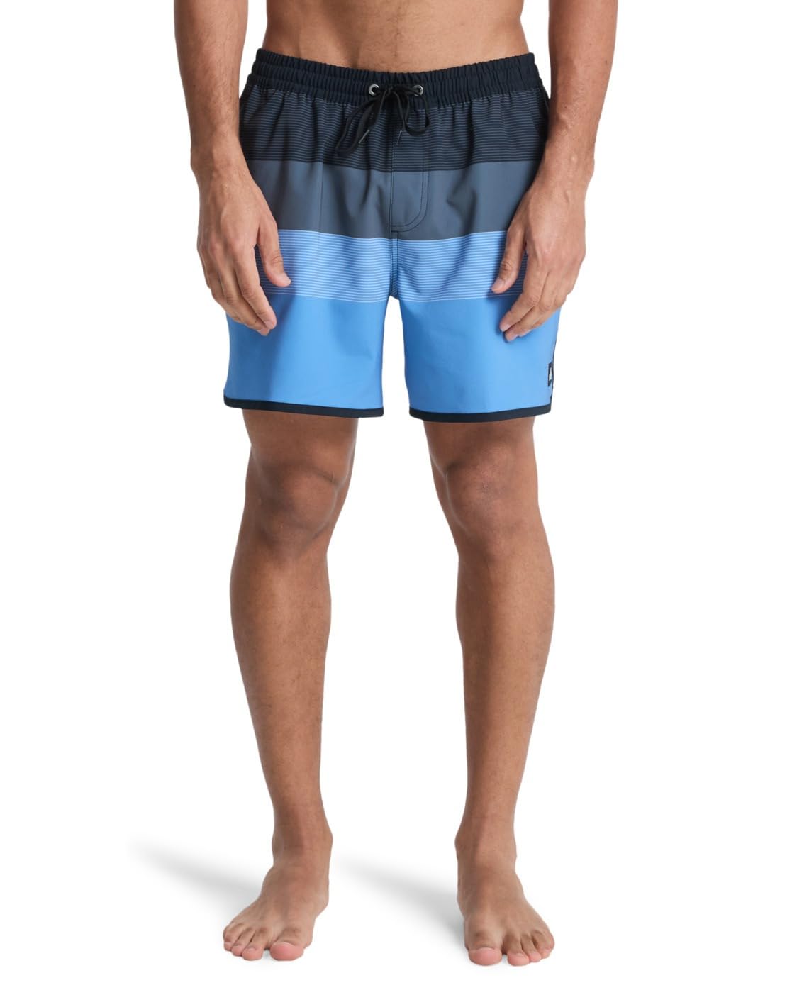 Quiksilver Stretch Scallop Volley 16" - Short de Natación - Hombre - Marrón.