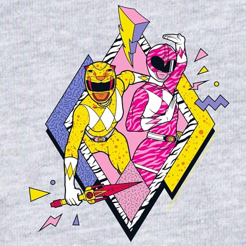 CafePress Power Rangers Yellow Ranger and Pink Cute Infant Bodysuit Baby Romper Dark2