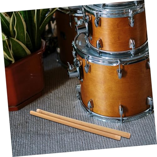 1 Par de Baquetas de Bambú Antideslizantes para Jazz, Principiantes y Profesionales, Accesorios Musicales Durables para Práctica y Presentación de Marcha miniatura 6