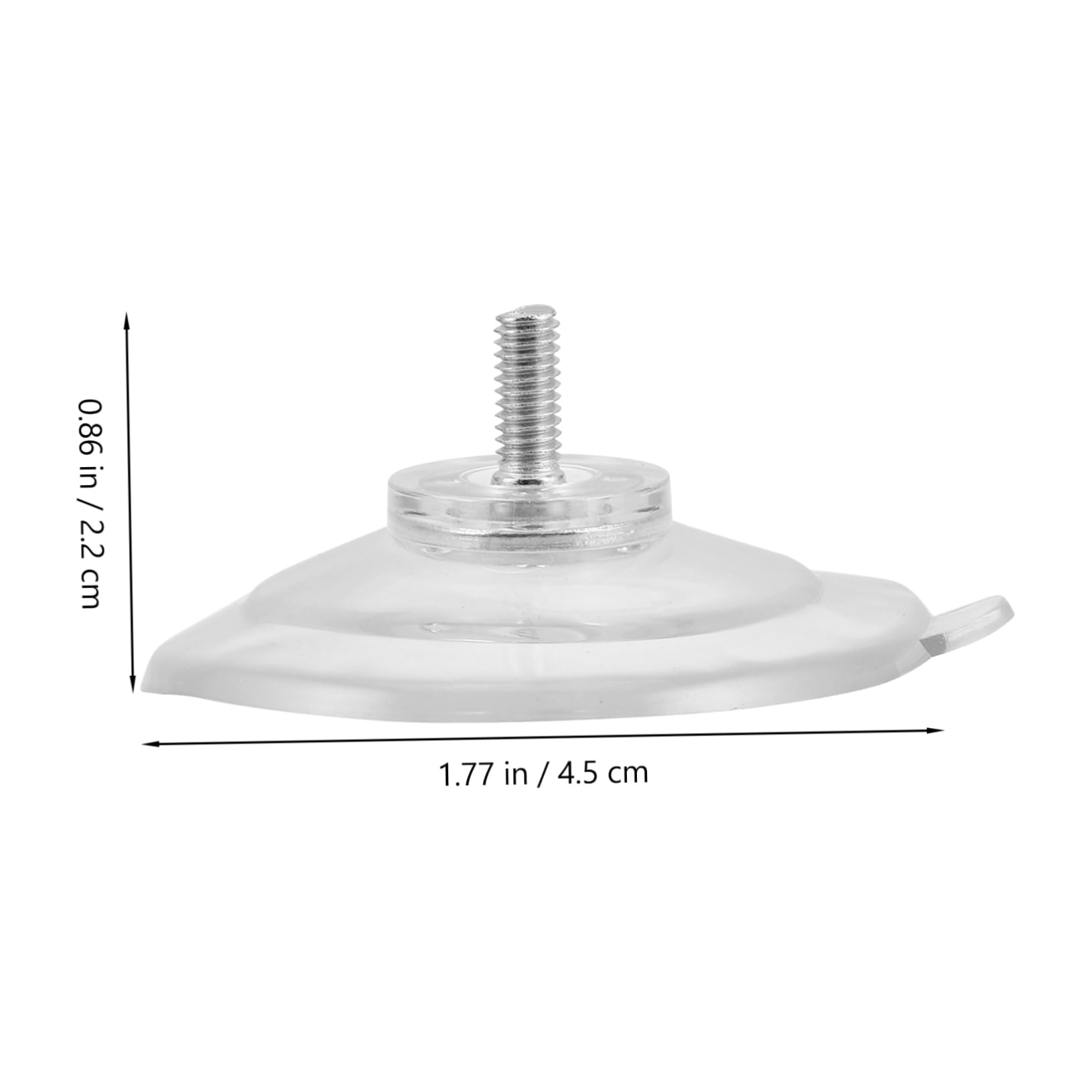 GRIRIW 10pcs Vacuum Suction Cups for Window Automotive Glass Heavy Duty Suction Cup Clamps Threaded Inserts