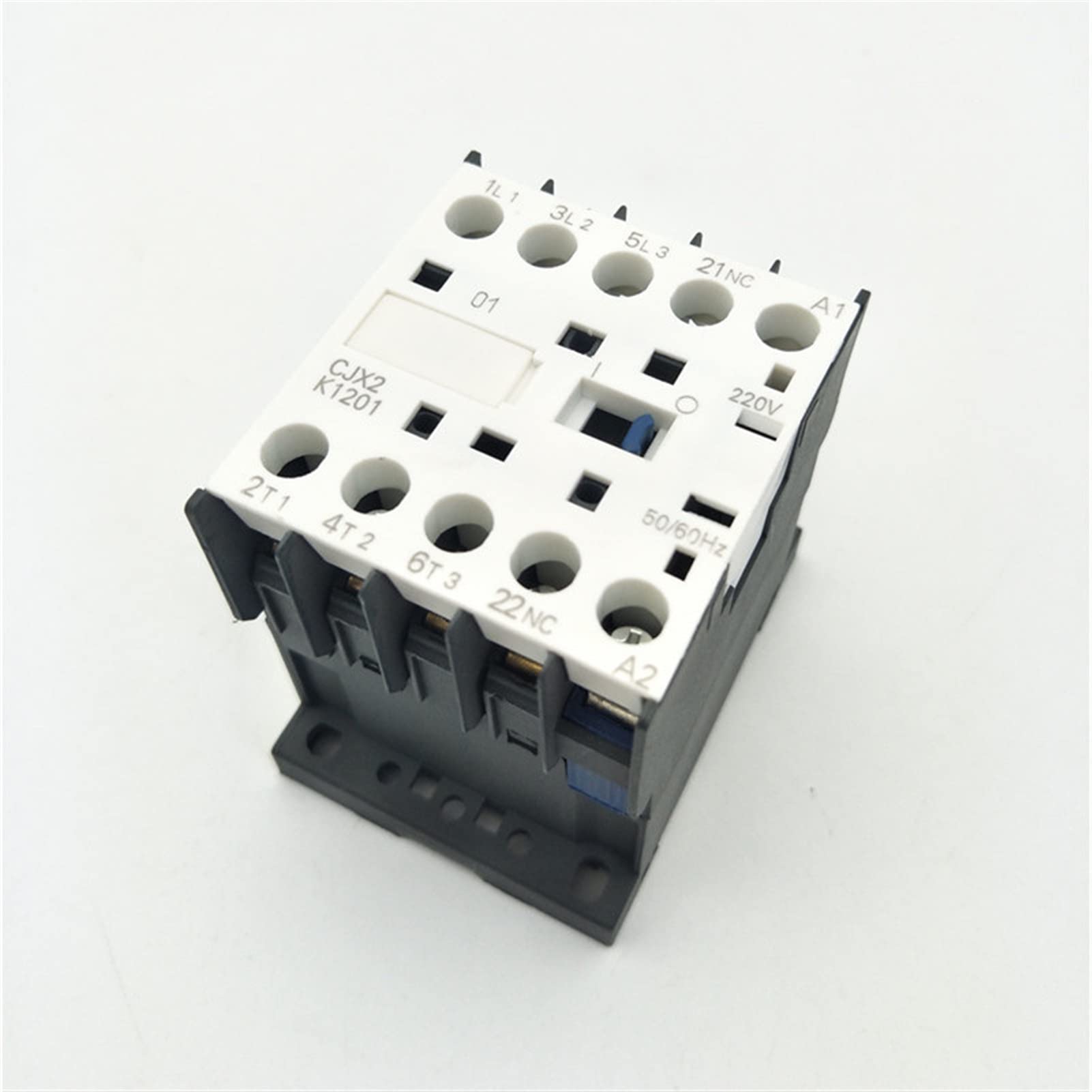 Instalacje elektryczne Stycznik CJX2-K1201 220 V Cewka 35 mm Szyna DIN 12a Trójbiegunowy 3p 1nc Przemysłowe styczniki elektryczne