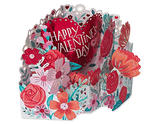 Carte de Saint-Valentin pop-up American Greetings 3D avec grand cœur