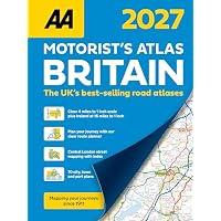 AA Motorists Atlas Britain 2027 Spiral Bound