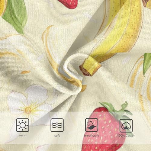 Wusikd Banana Peels Boys' Underwear Cotton Yellow Boys Briefs Soft Toddler Underwear 2T3