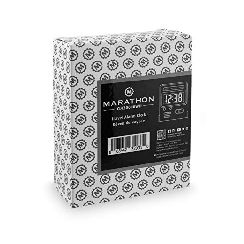 Marathon Foldable Compact Travel Alarm Clock With Locking Mechanism #TOP6