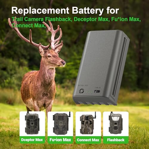 Batería de litio para cámara de caza Stealth Cam recargable de repuesto 2