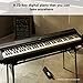 Yamaha P121 73-Key Weighted Action Compact Digital Piano, Black