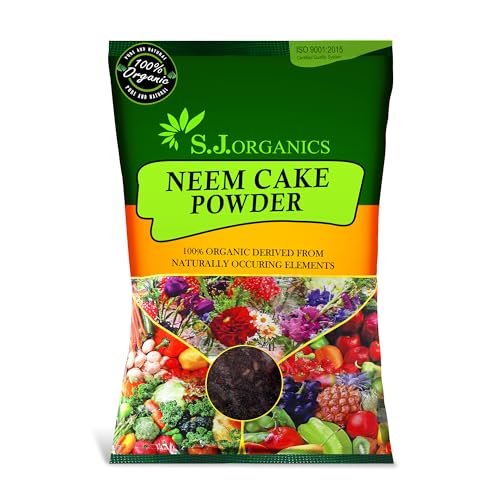 Image of SJ Organics Neem Cake Powder | Powerful Soil Enhancer for Vigorous Plant Growth (Pack of 1)