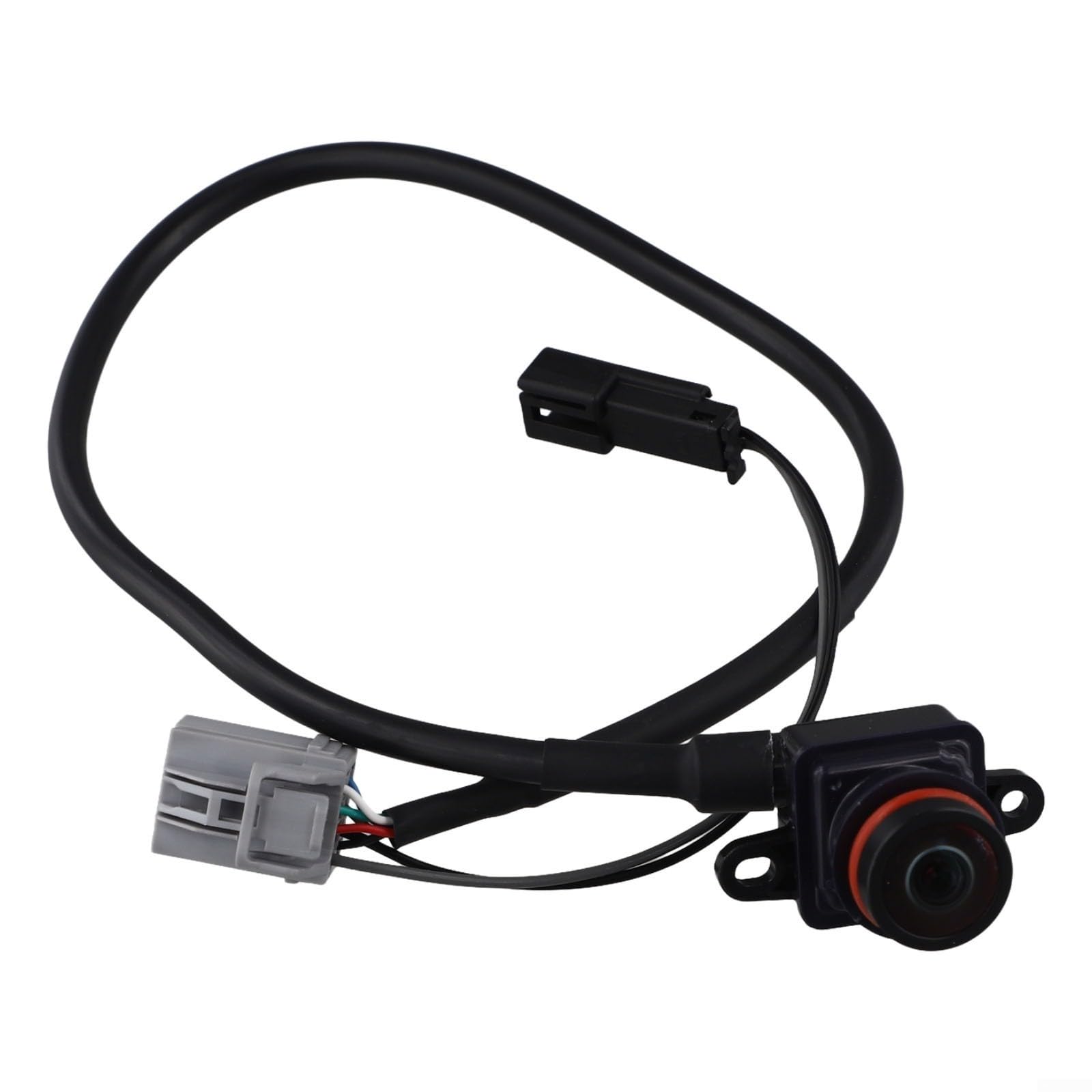 Cámara de estacionamiento de respaldo de visión trasera, para Fiat Freemont (OEM 56054858S), negro, carcasa de plástico resistente a la intemperie, visibilidad mejorada