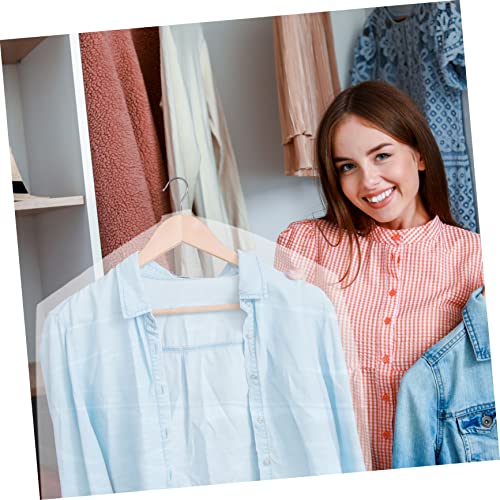 Happyyami 10pcs Transparent Garment Bags for Dust Protection Clothes Covers for Sweaters Suits and Jackets Pe Material for Home and Store Use3