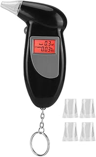Portable Digital Breath Alcohol Tester, Breath LCD Digital Display Alcohol Tester/Analyzer with Backlight