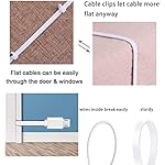 2Pack-30FT-Flat-Power-Extension-Cable-Compatible-with-WyzeCam-Wyze-Cam-Pan-Yi-CameraNestCam-IndoorBlinkAmazon-Cloud-CameraUSB-to-Micro-USB-Charging-Cord-for-Home-Security-Camera