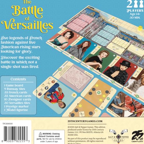 Battle of Versailles juego de estrategia para 2 jugadores miniatura 6
