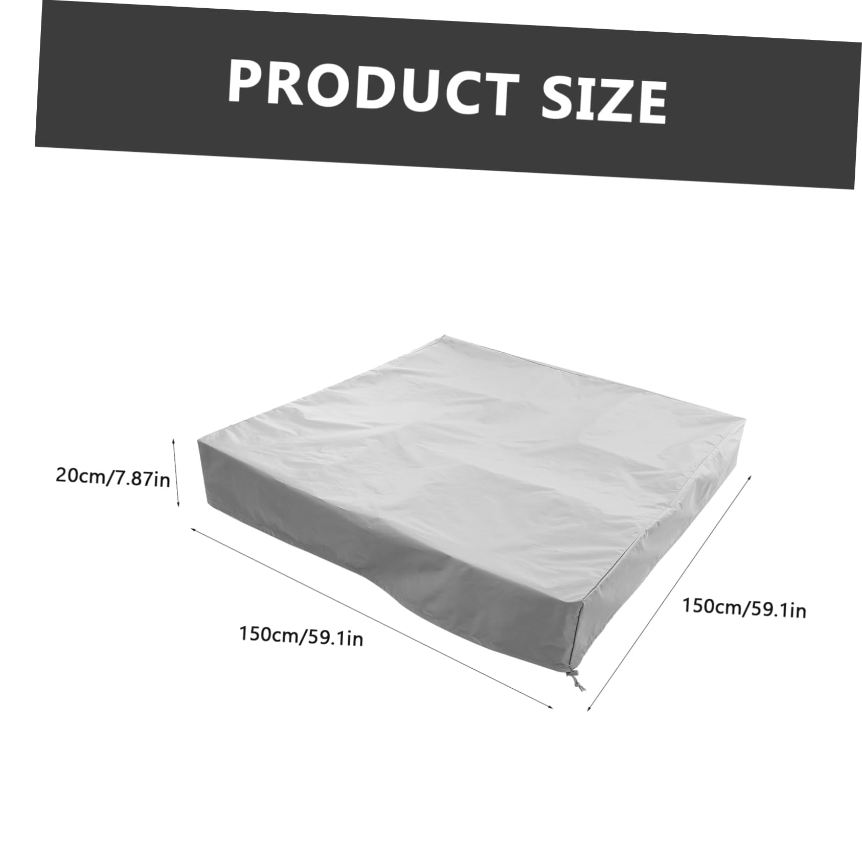 Toddmomy Sandbox Canopy Garden Cover Waterproof Pool Cover for Kiddie Pool Easy to Install Remove