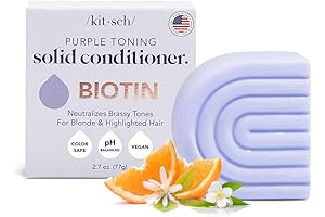 Kitsch Rice Water Conditioner Bar for Healthy Blonde, Grey & White Hair